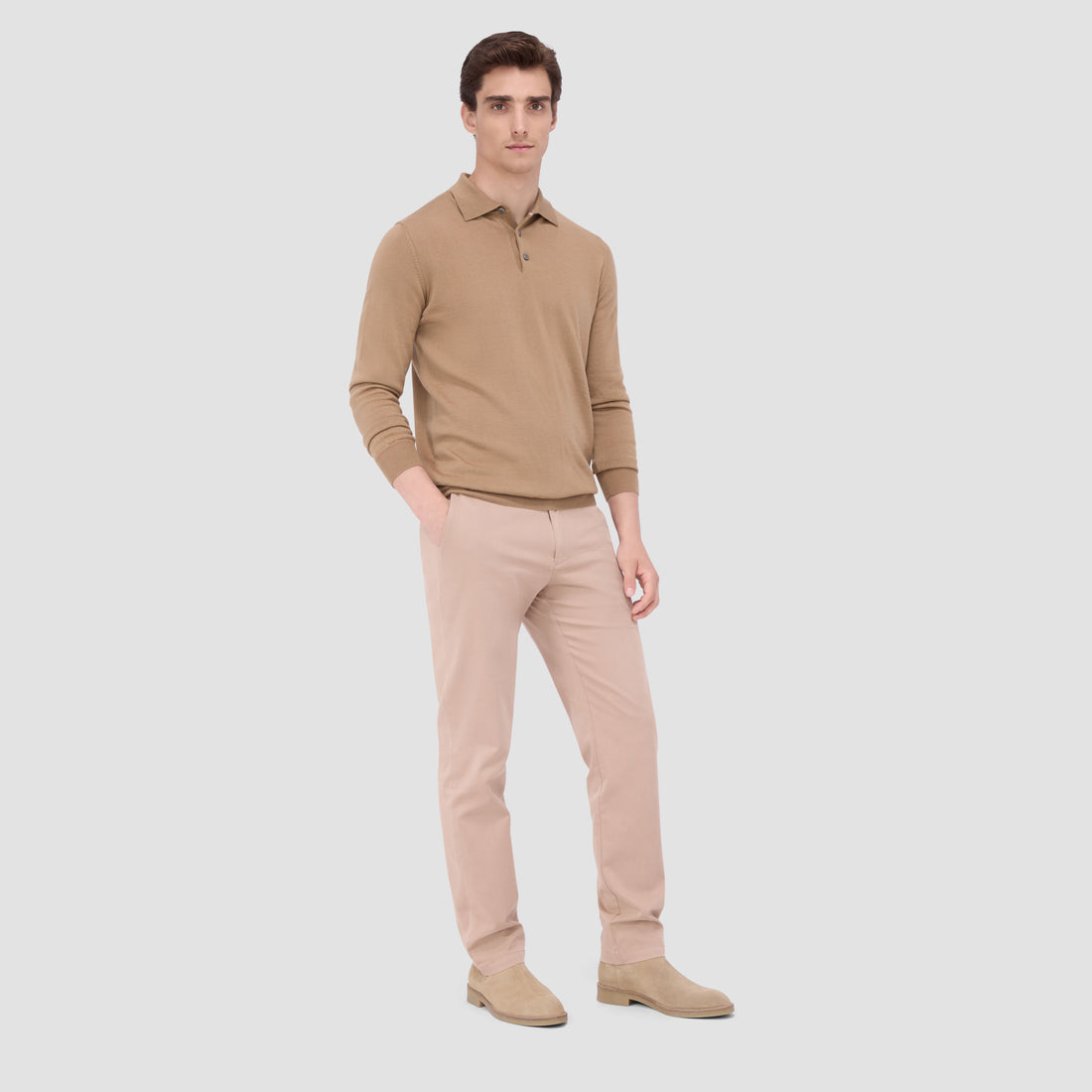 Massimo Super Merino Polo Sweater