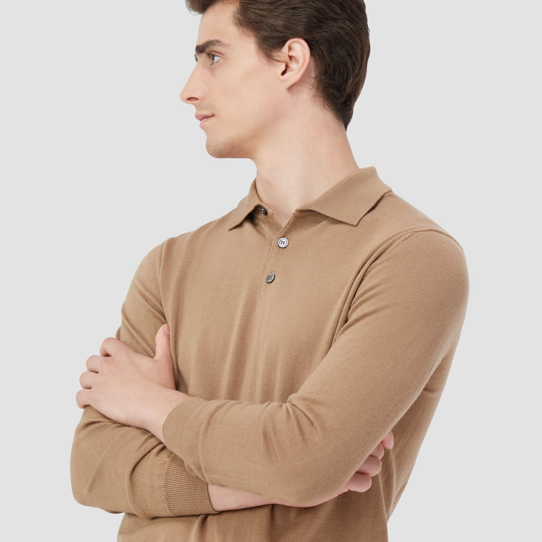 Massimo Super Merino Polo Sweater