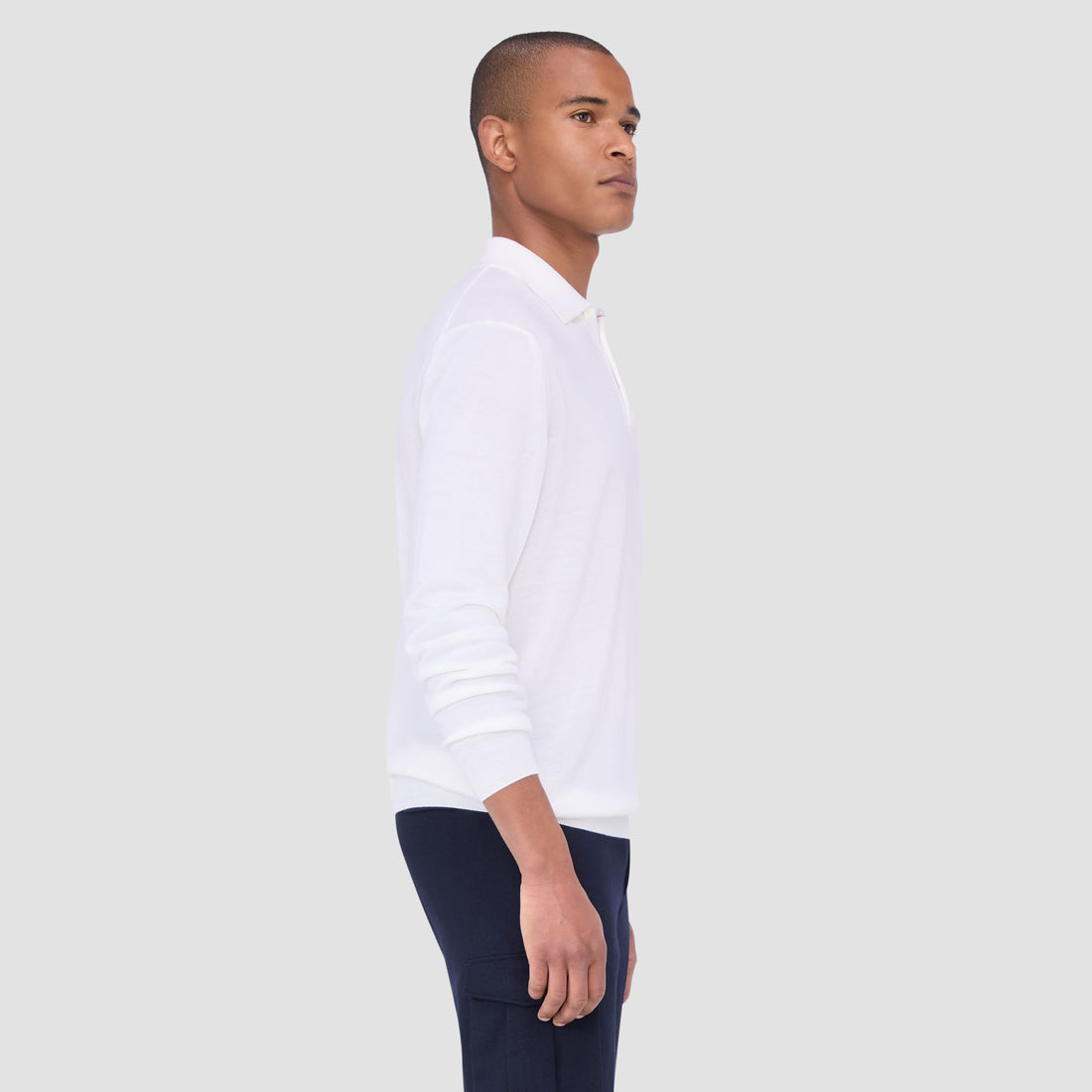 Massimo Super Merino Polo Sweater