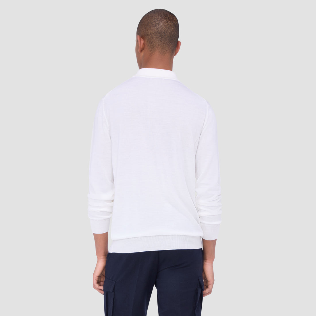 Massimo Super Merino Polo Sweater