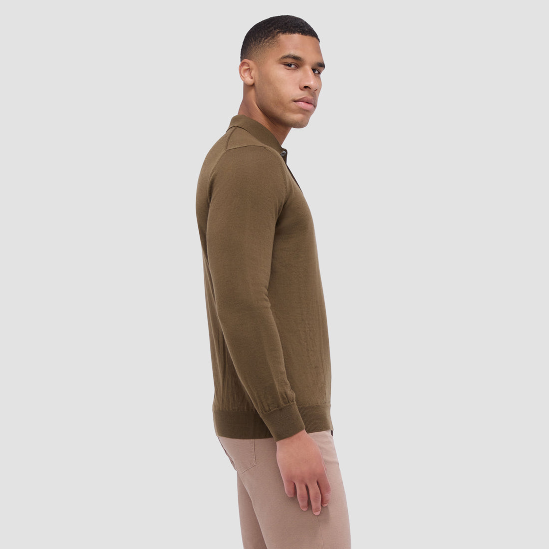 Massimo Super Merino Polo Sweater