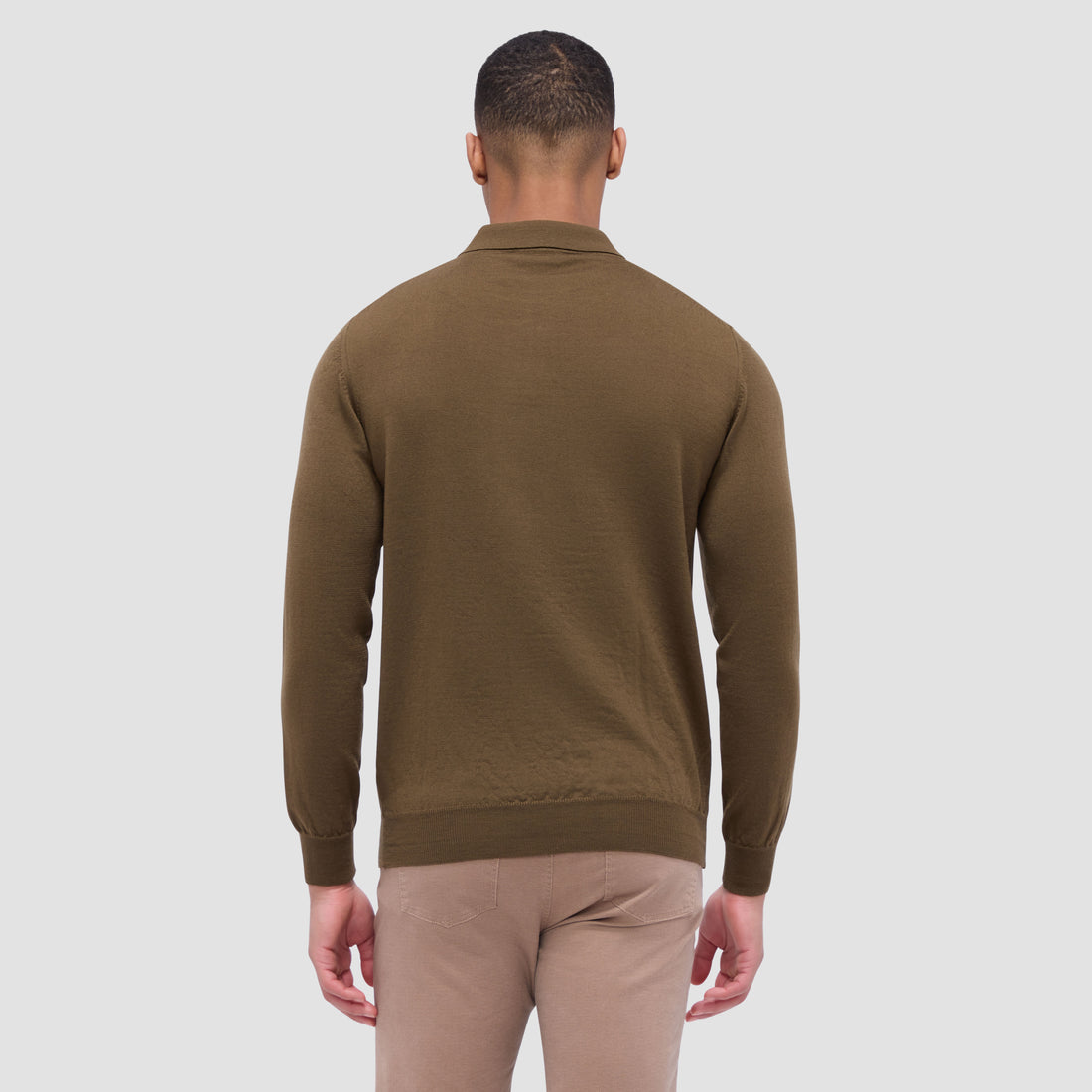 Massimo Super Merino Polo Sweater