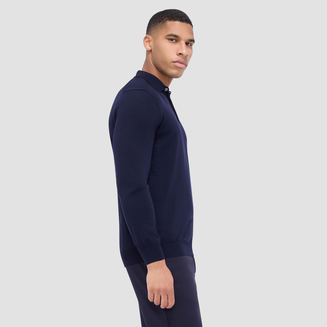 Massimo Super Merino Polo Sweater