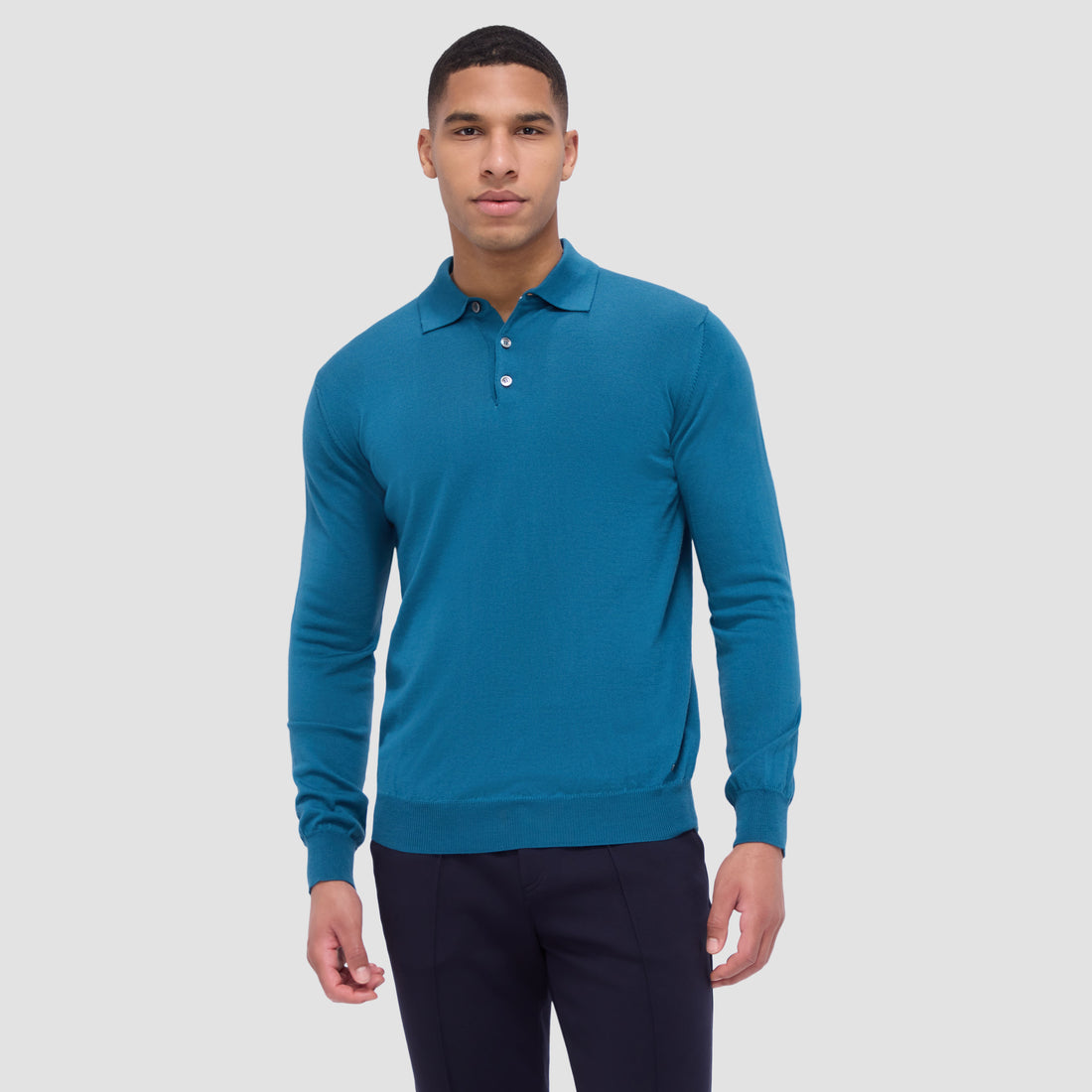 Massimo Super Merino Polo Sweater