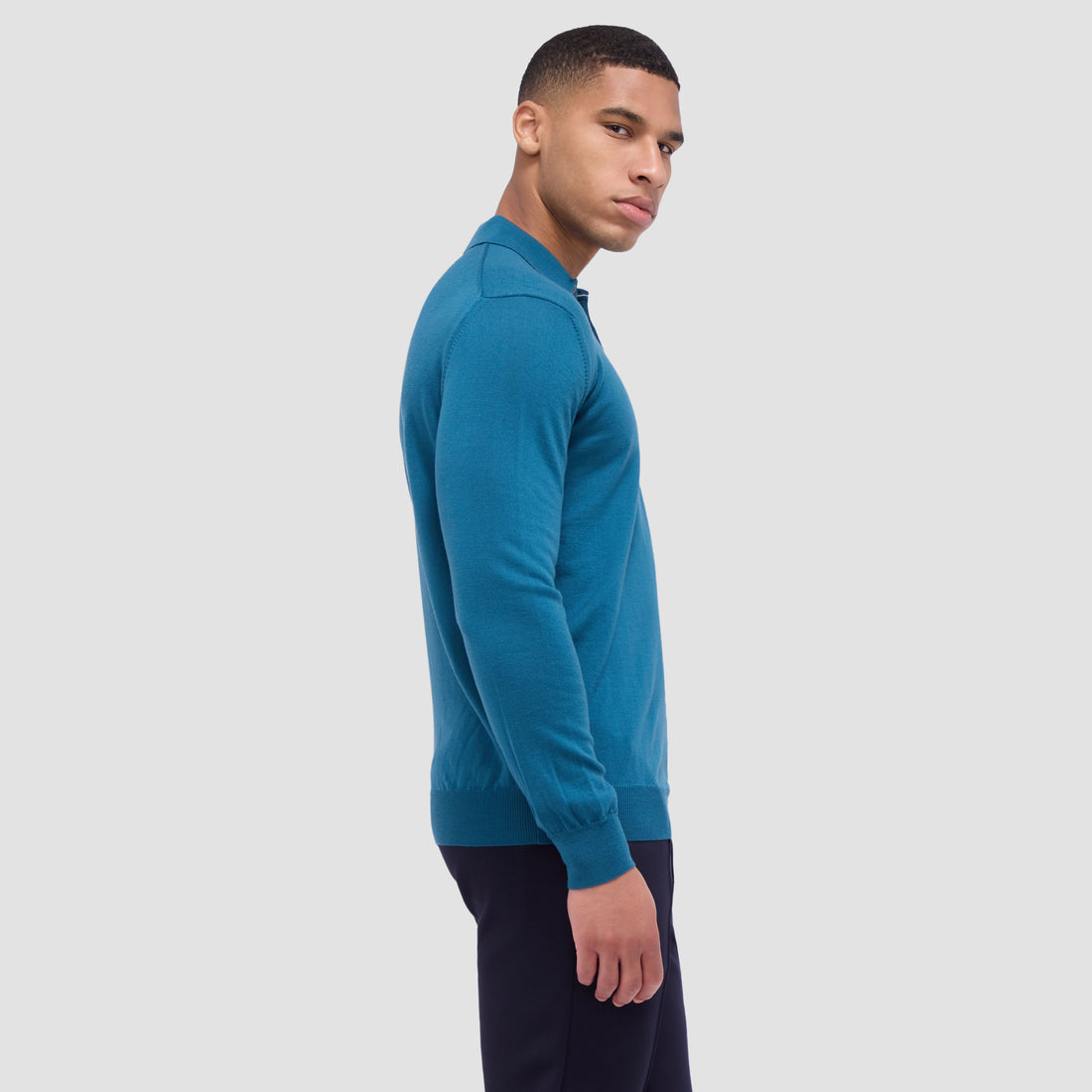 Massimo Super Merino Polo Sweater