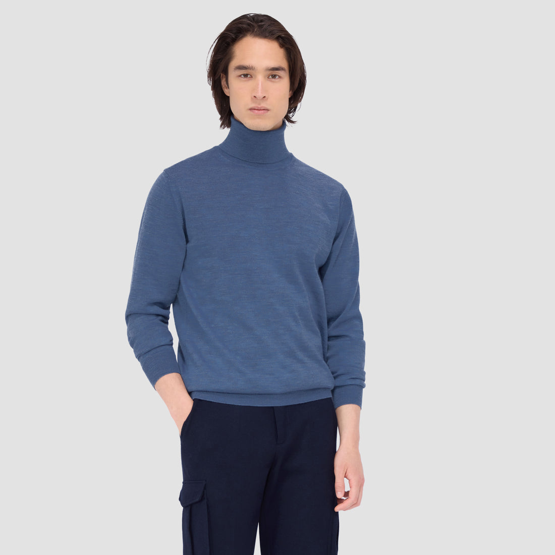 Sawyer Turtle Neck Super Merino Sweater