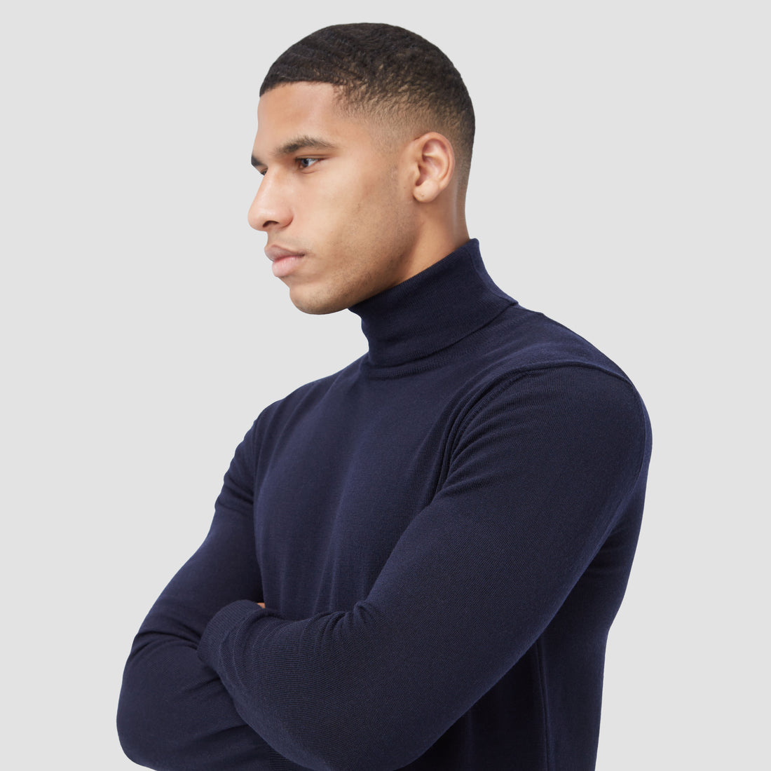 Sawyer Turtle Neck Super Merino Sweater