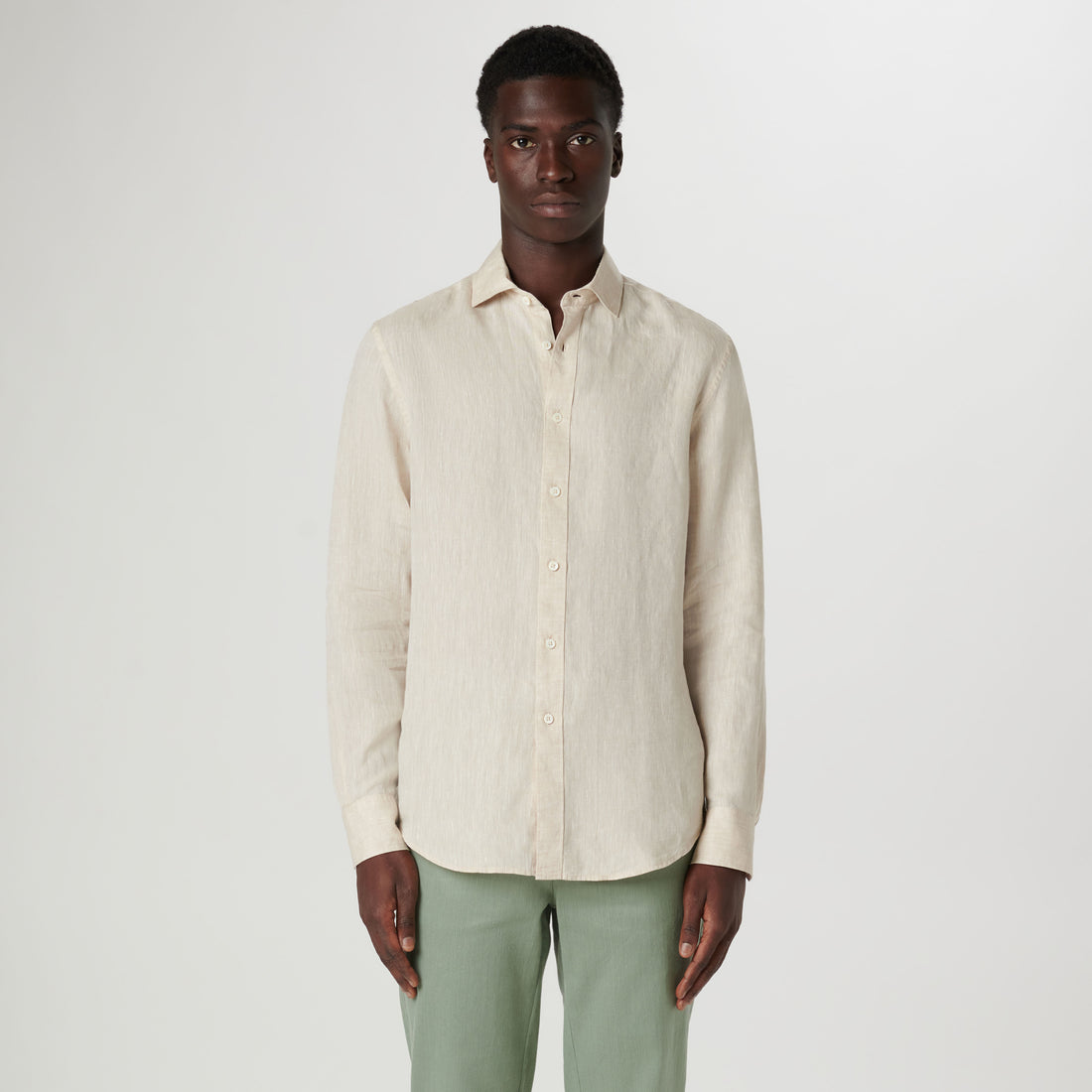 Axel Solid Linen Shirt