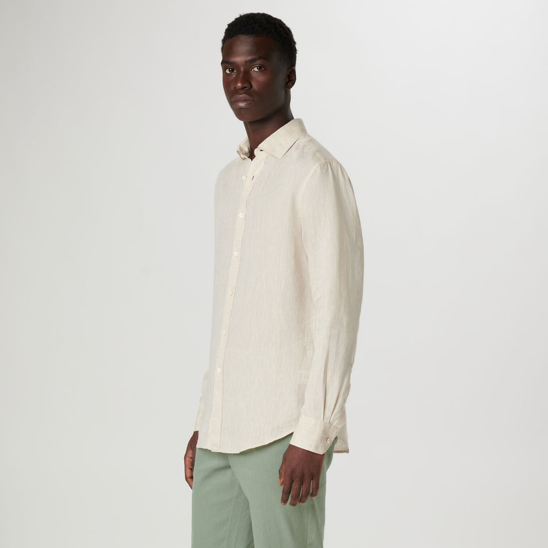 Axel Solid Linen Shirt