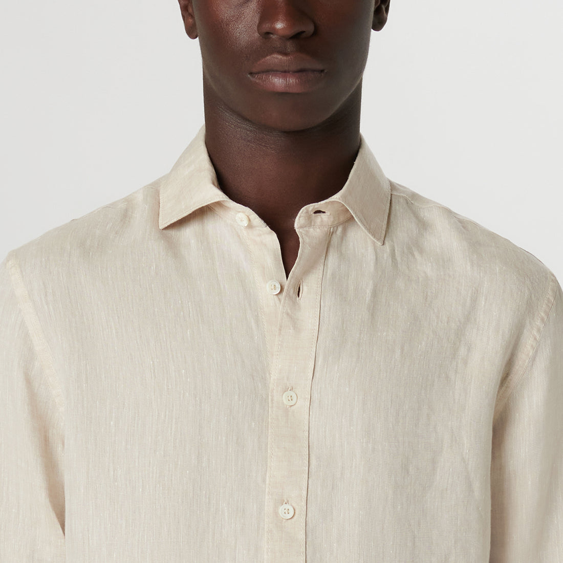 Axel Solid Linen Shirt