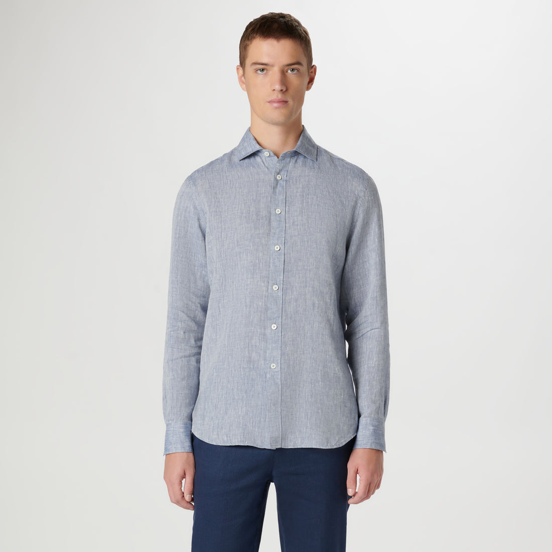 Axel Solid Linen Shirt