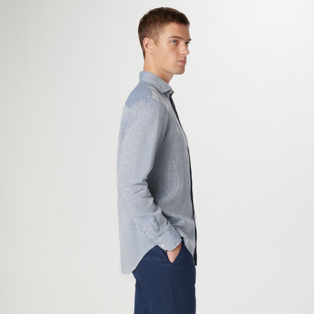 Axel Solid Linen Shirt