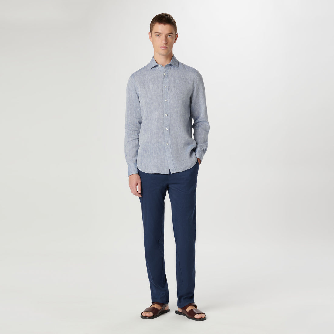 Axel Solid Linen Shirt