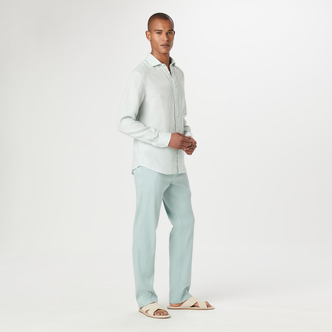 Axel Solid Linen Shirt