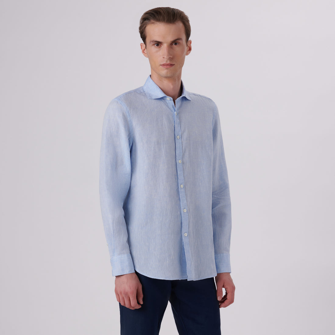 Axel Solid Linen Shirt