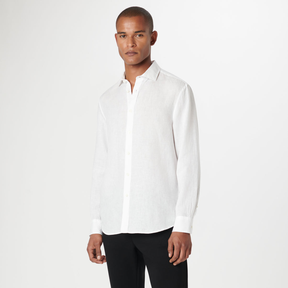 Axel Solid Linen Shirt