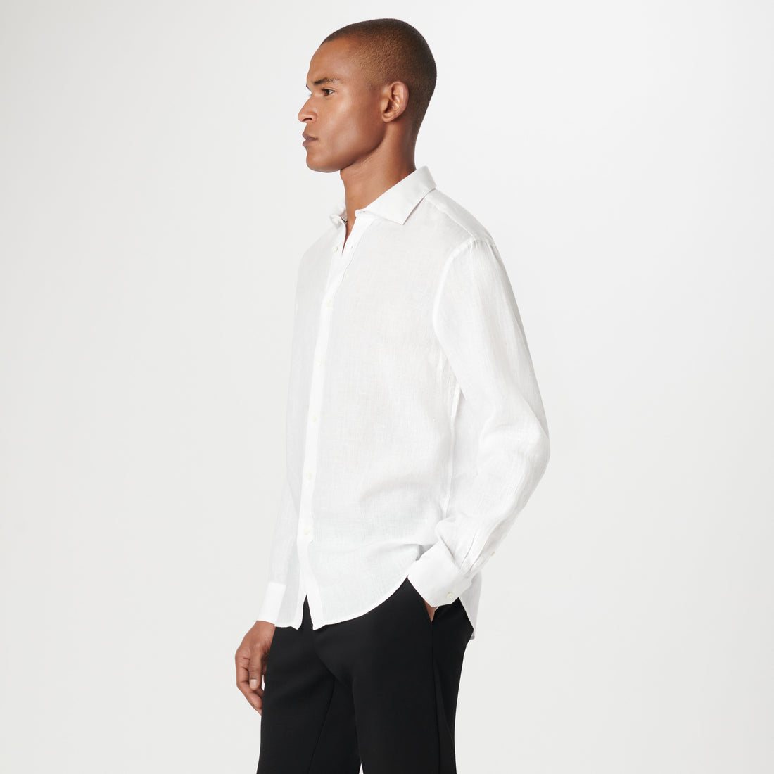 Axel Solid Linen Shirt