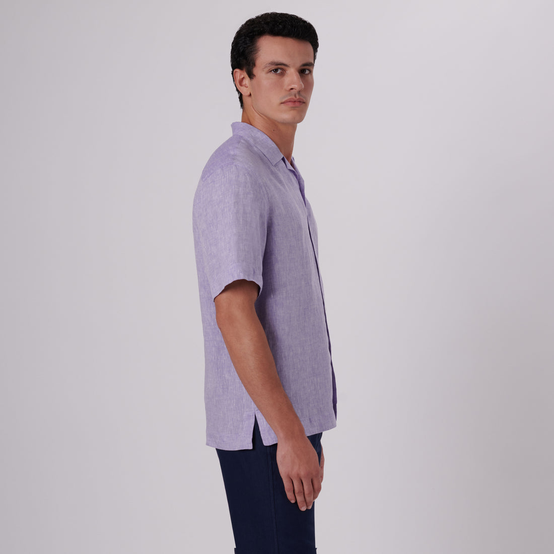 Jackson Solid Linen Camp Shirt