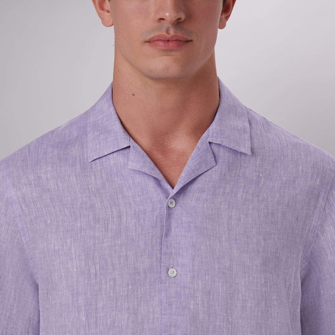 Jackson Solid Linen Camp Shirt