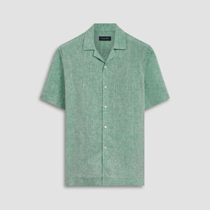 Jackson Solid Linen Camp Shirt