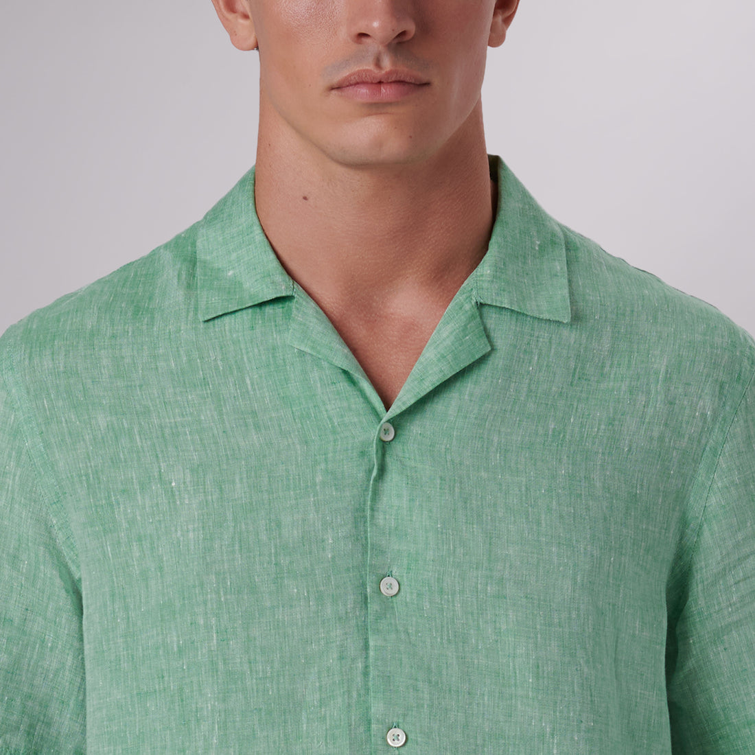 Jackson Solid Linen Camp Shirt