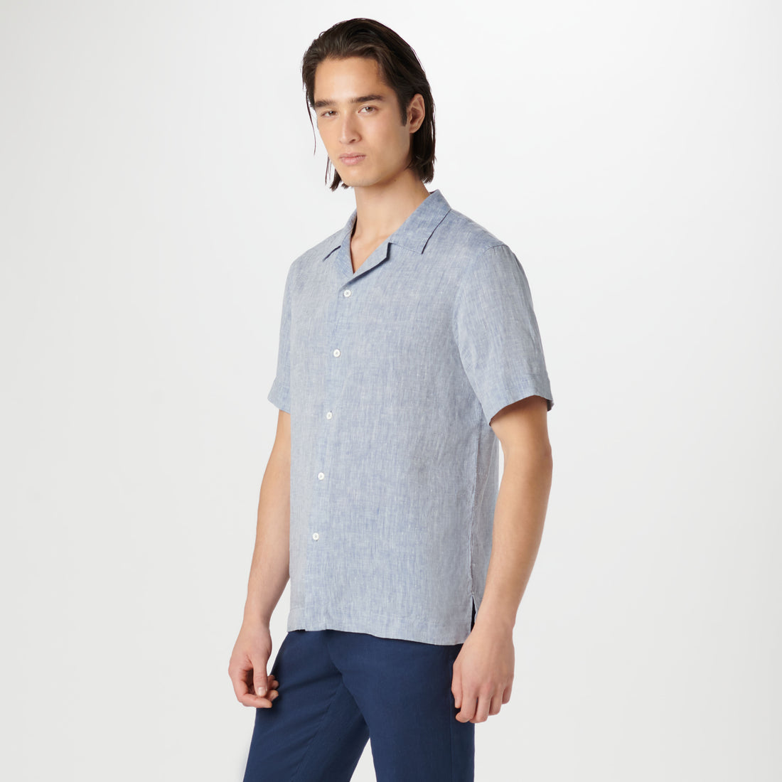 Jackson Solid Linen Camp Shirt