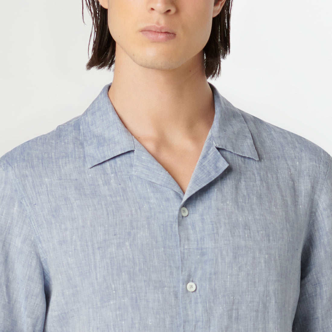 Jackson Solid Linen Camp Shirt