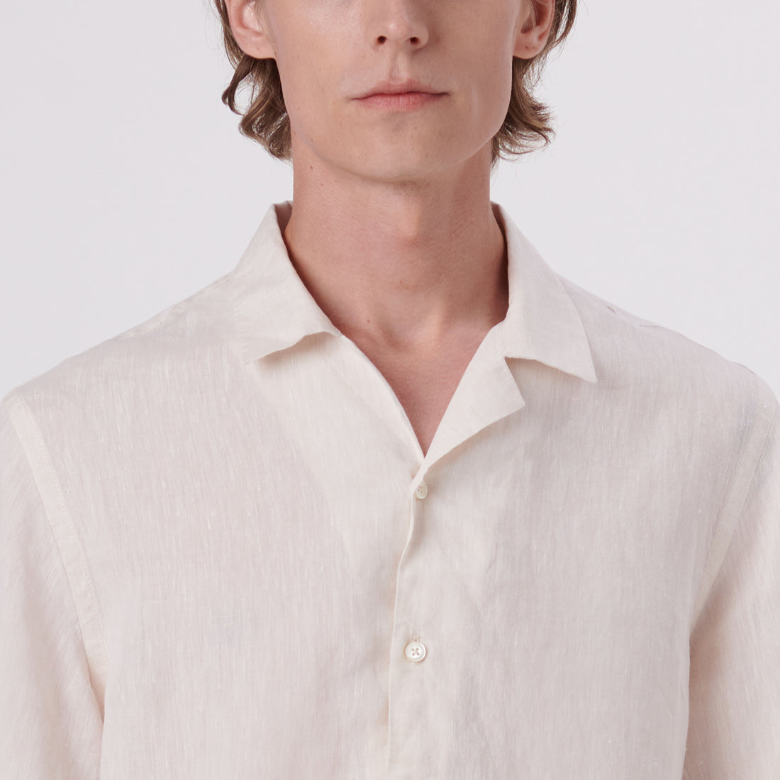 Jackson Solid Linen Camp Shirt