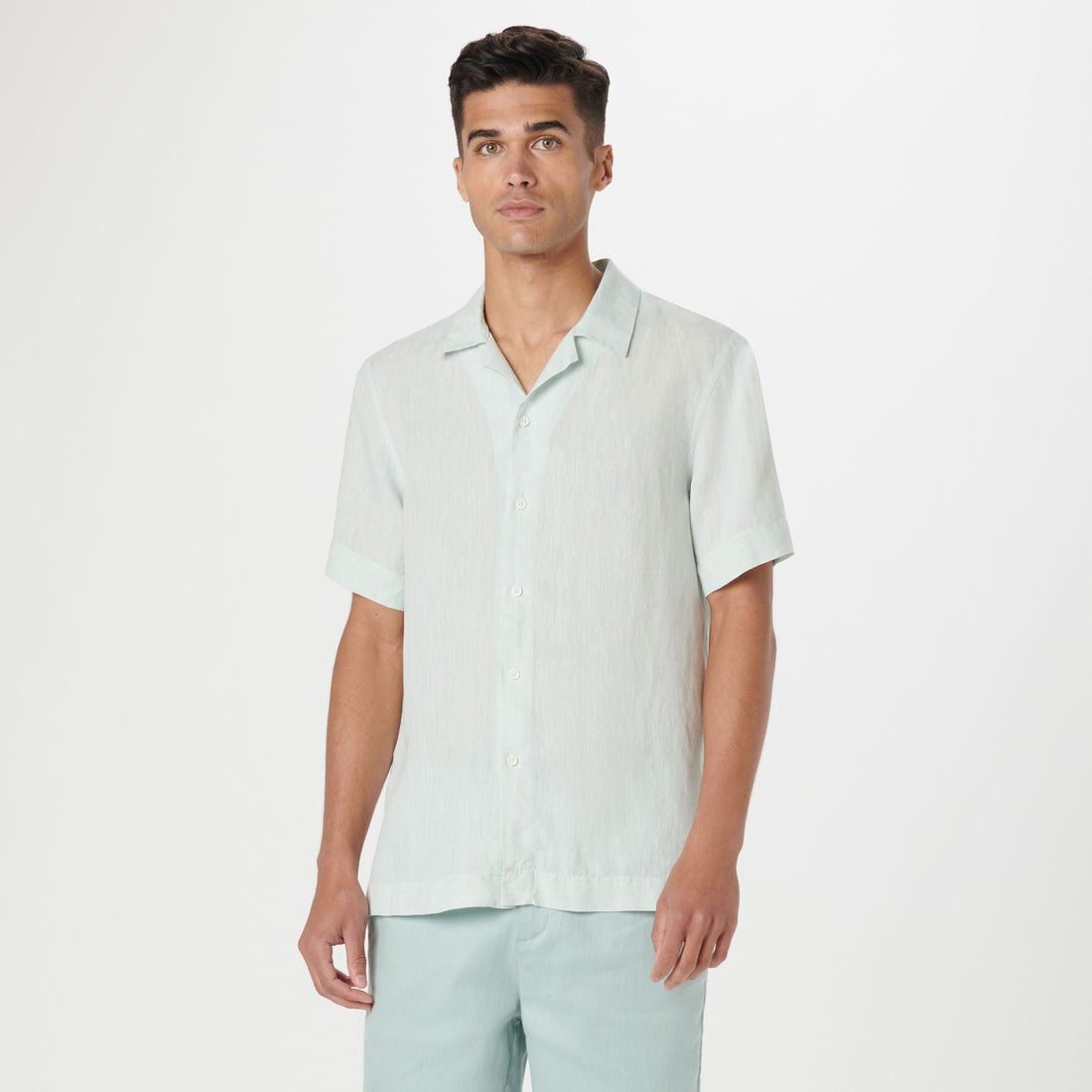 Jackson Solid Linen Camp Shirt