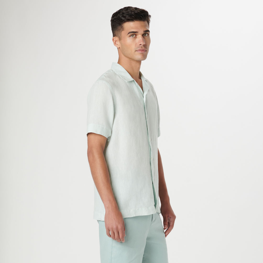 Jackson Solid Linen Camp Shirt