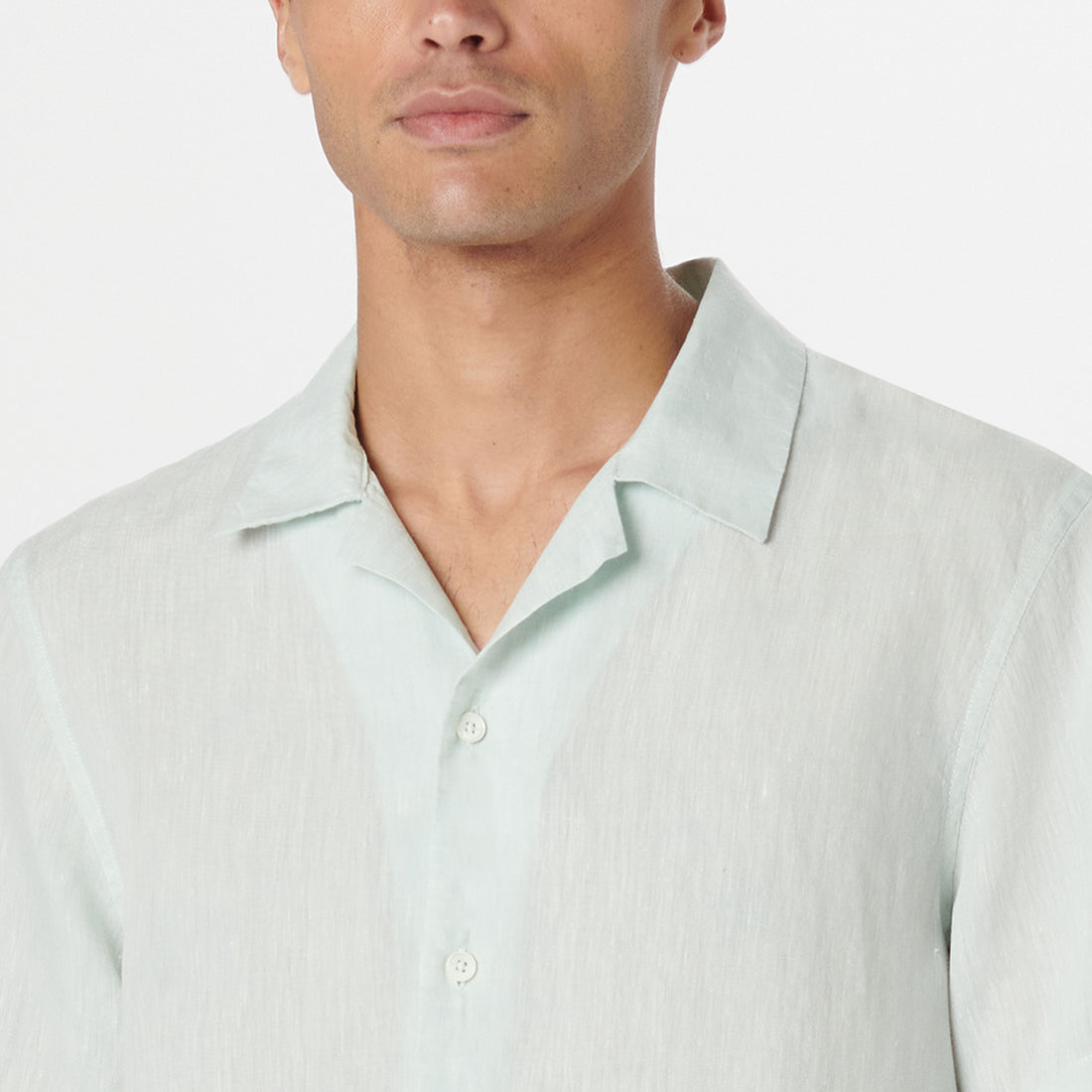 Jackson Solid Linen Camp Shirt