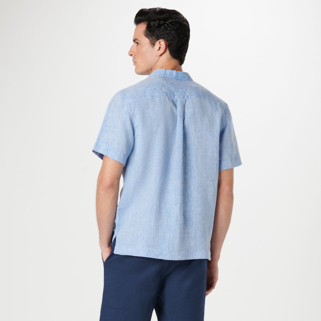 Jackson Solid Linen Camp Shirt