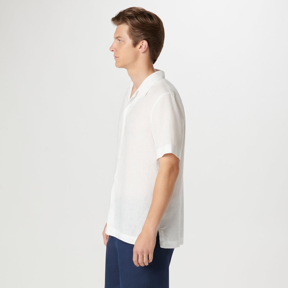 Jackson Solid Linen Camp Shirt