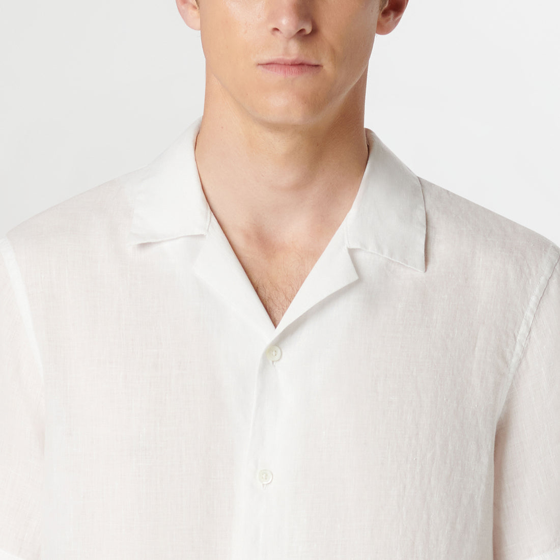 Jackson Solid Linen Camp Shirt