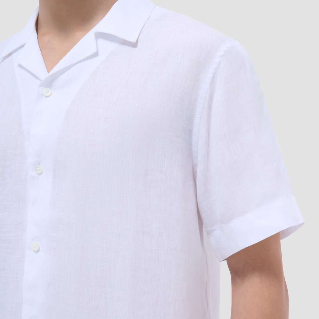 Jackson Solid Linen Camp Shirt