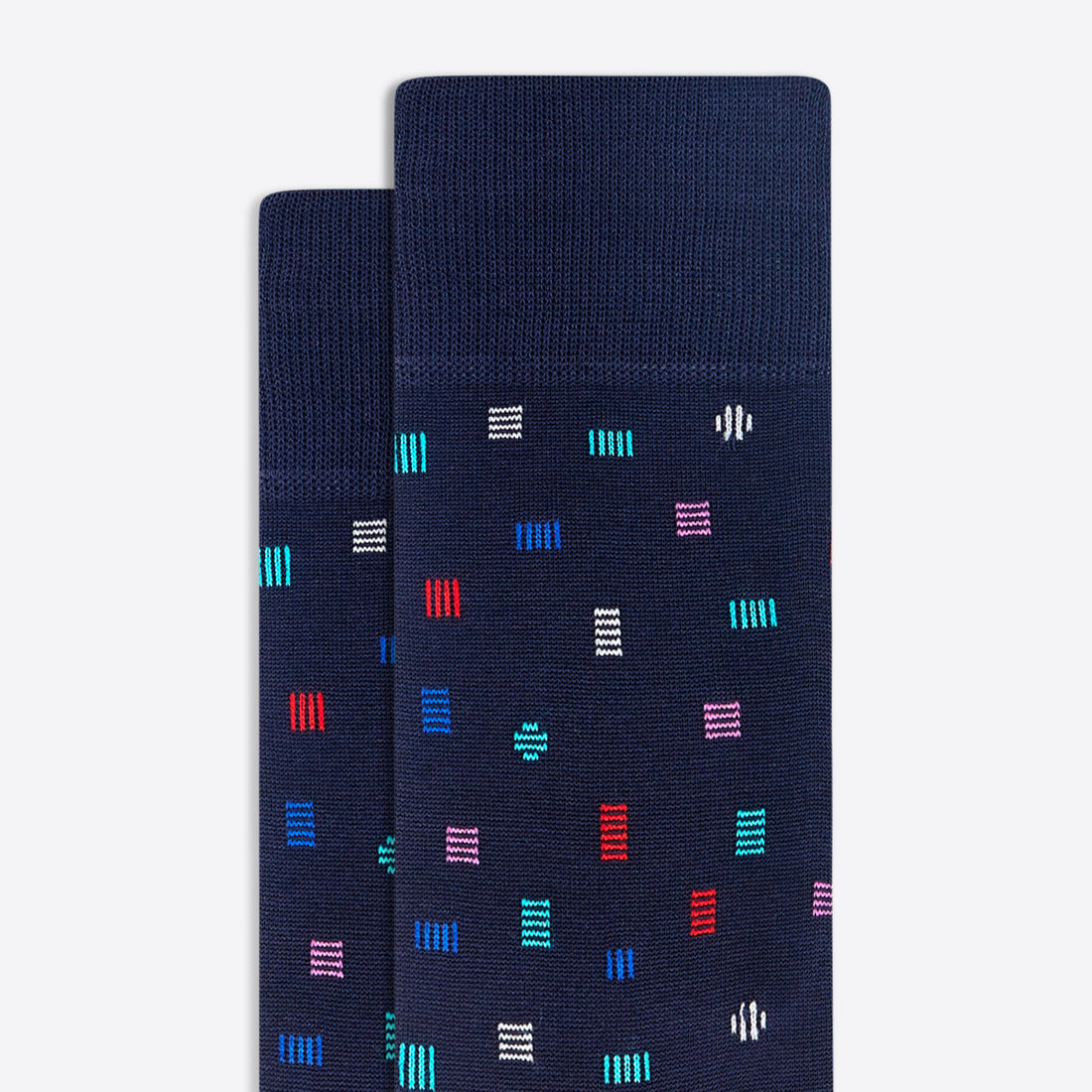 Geometric Mid-Calf Socks