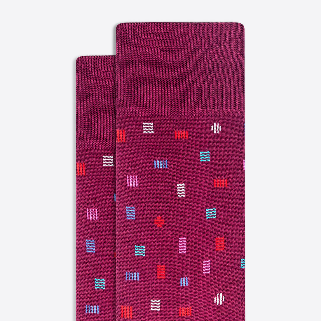 Geometric Mid-Calf Socks