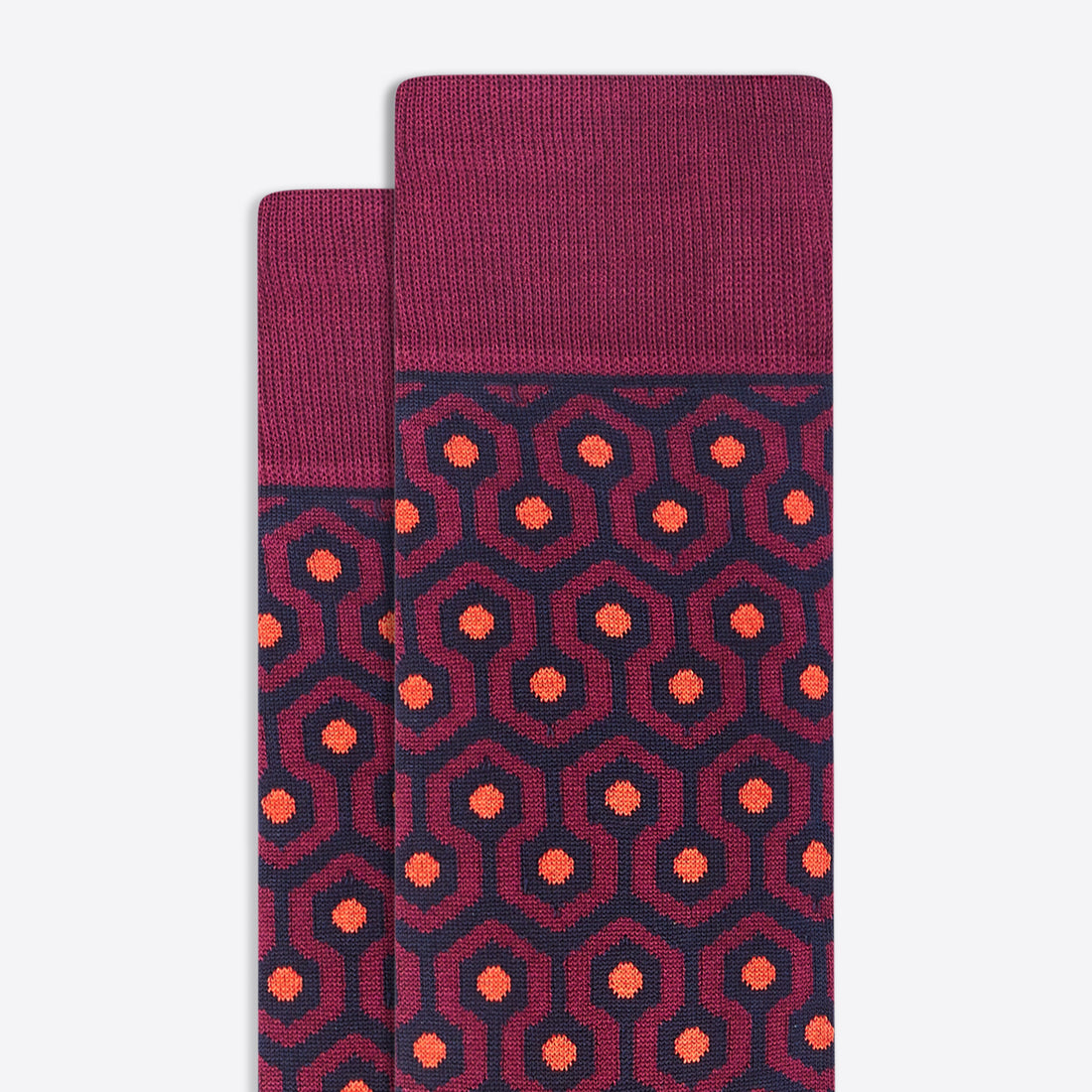 Geometric Mid-Calf Socks