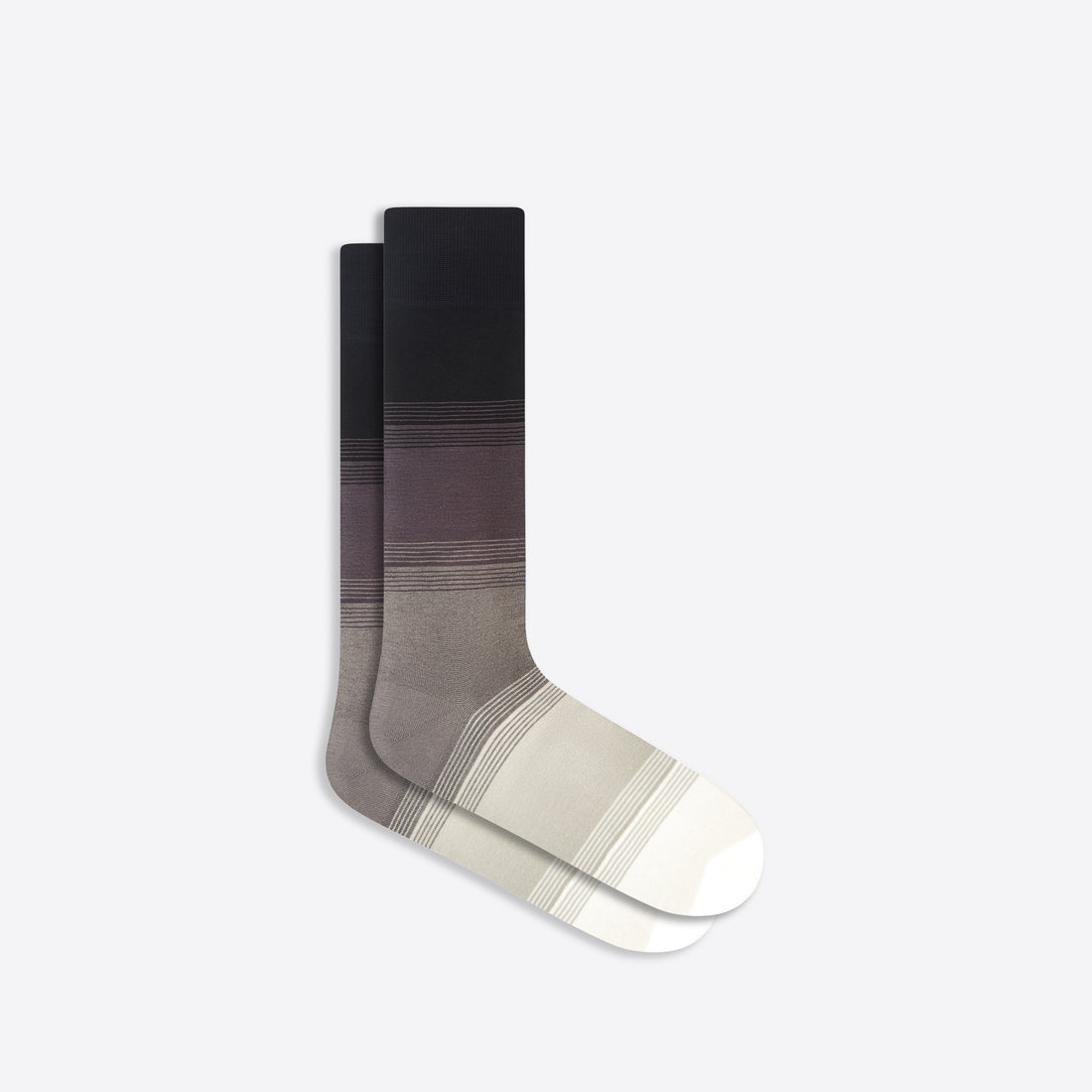 Ombre Striped Mid-Calf Socks