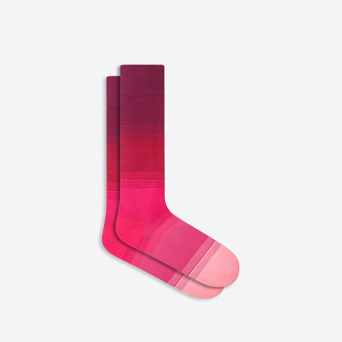 Ombre Striped Mid-Calf Socks