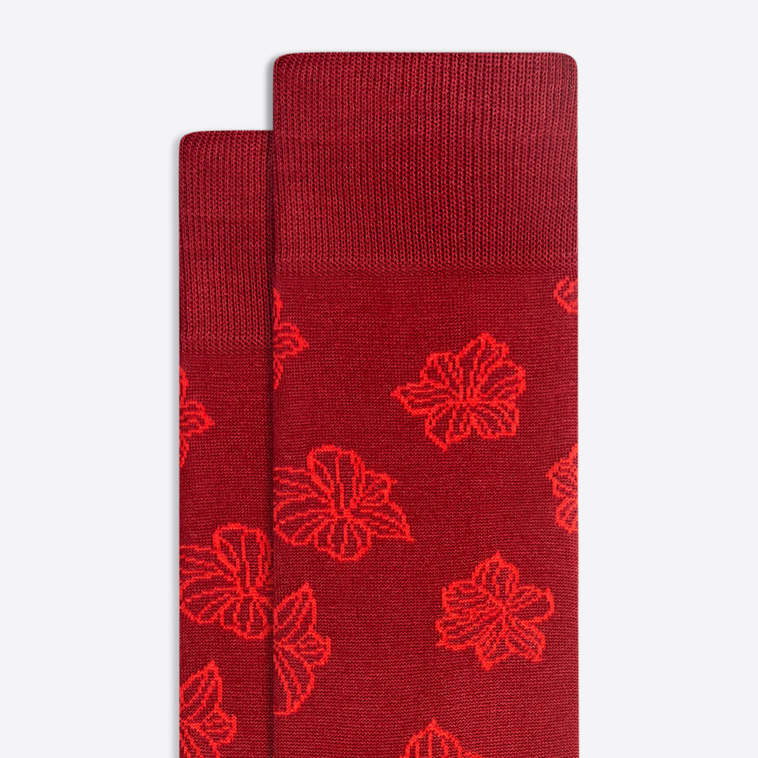 Floral Mid-Calf Socks