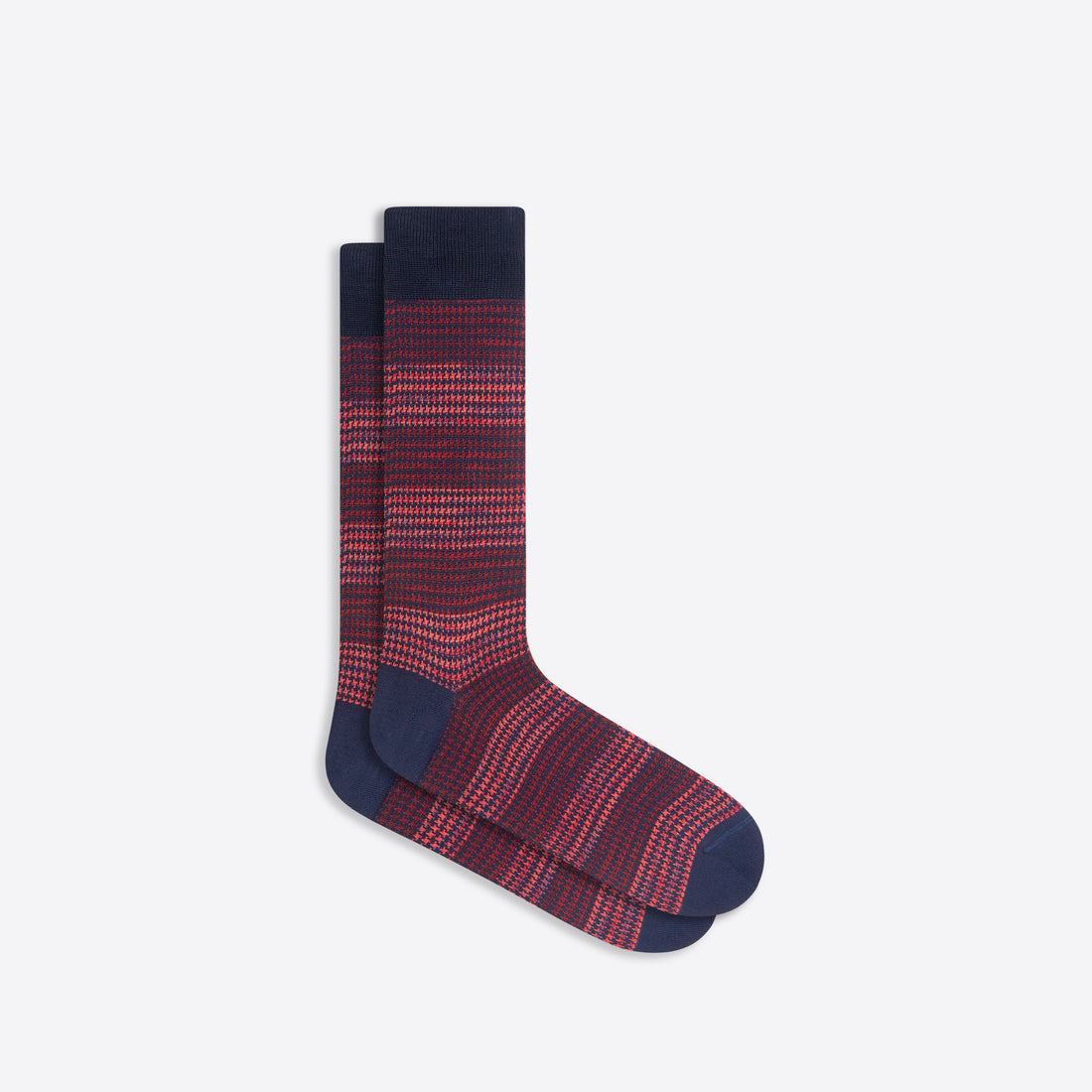 Hound's Tooth Check Mid-Calf Socks