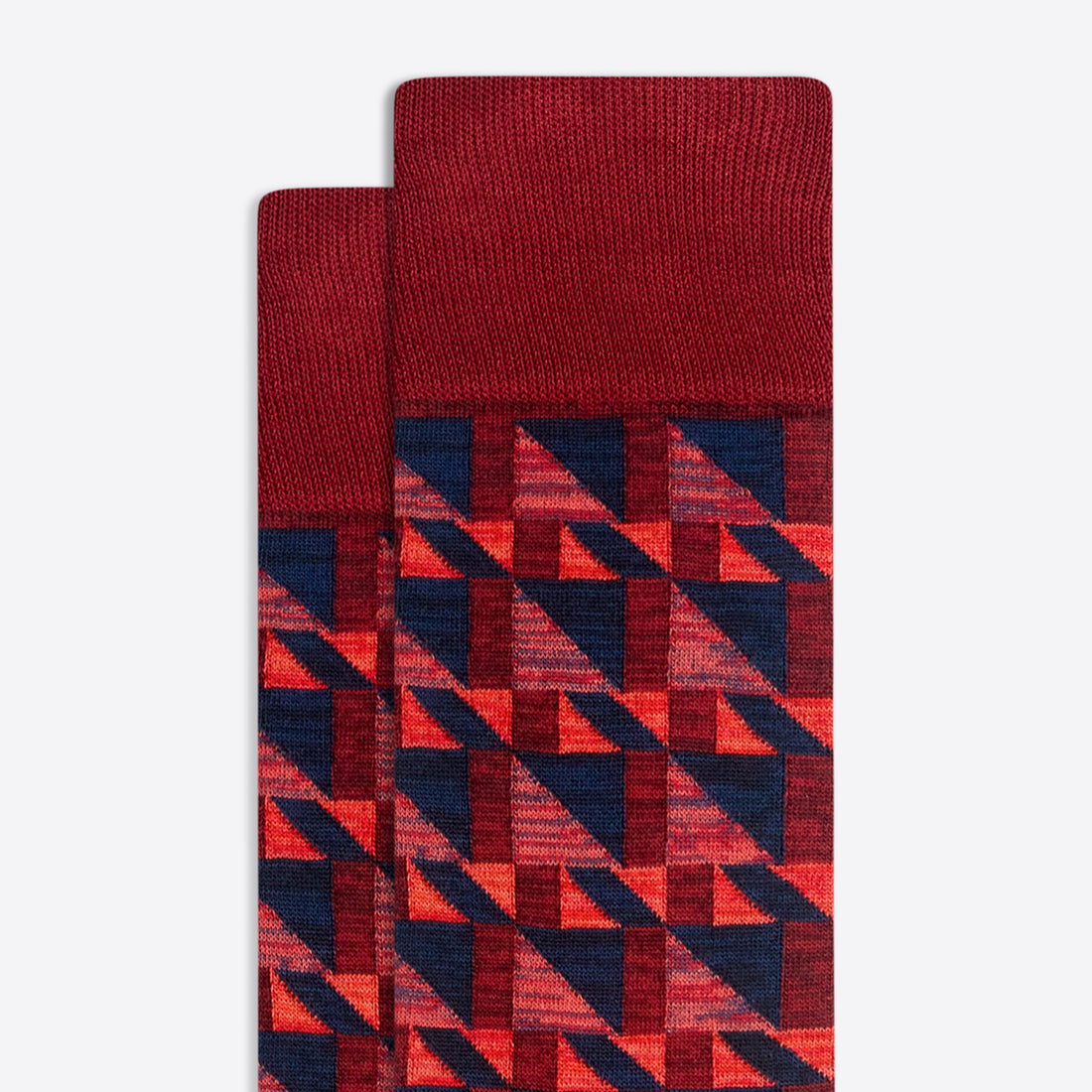 Geometric Mid-Calf Socks