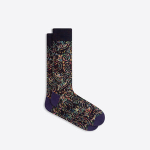 Paisley Mid-Calf Socks