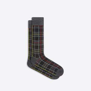 Plaid Check Mid-Calf Socks