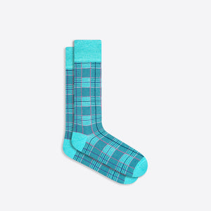 Plaid Check Mid-Calf Socks