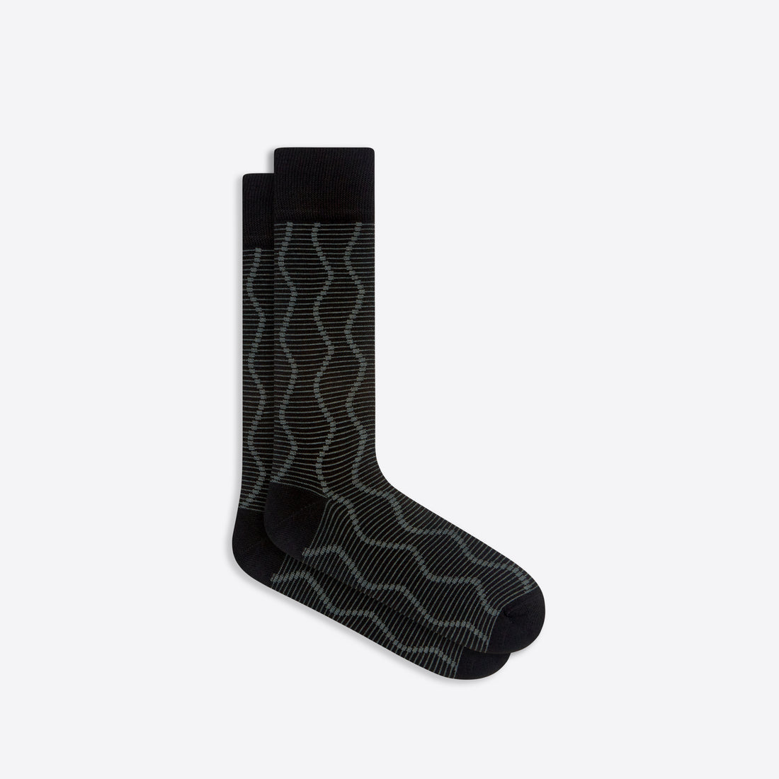 Serpentine Stripe Mid-Calf Socks