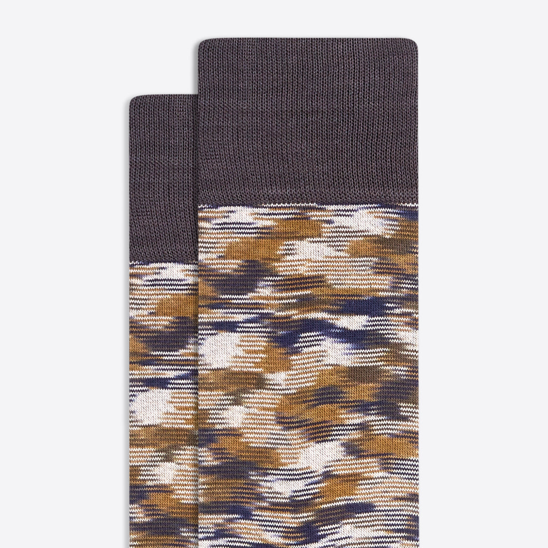 Abstract Melange Mid-Calf Sock