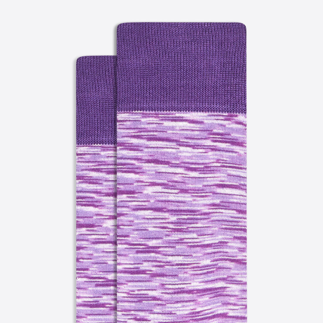 Abstract Melange Mid-Calf Sock