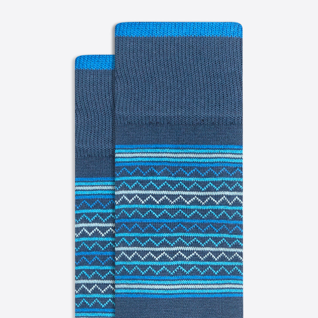 Serpentine Stripe Mid-Calf Socks